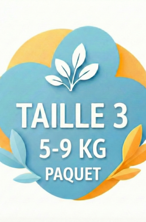 Paquet 27 couche taille 3